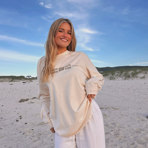 90s LONG SLEEVE - Cream