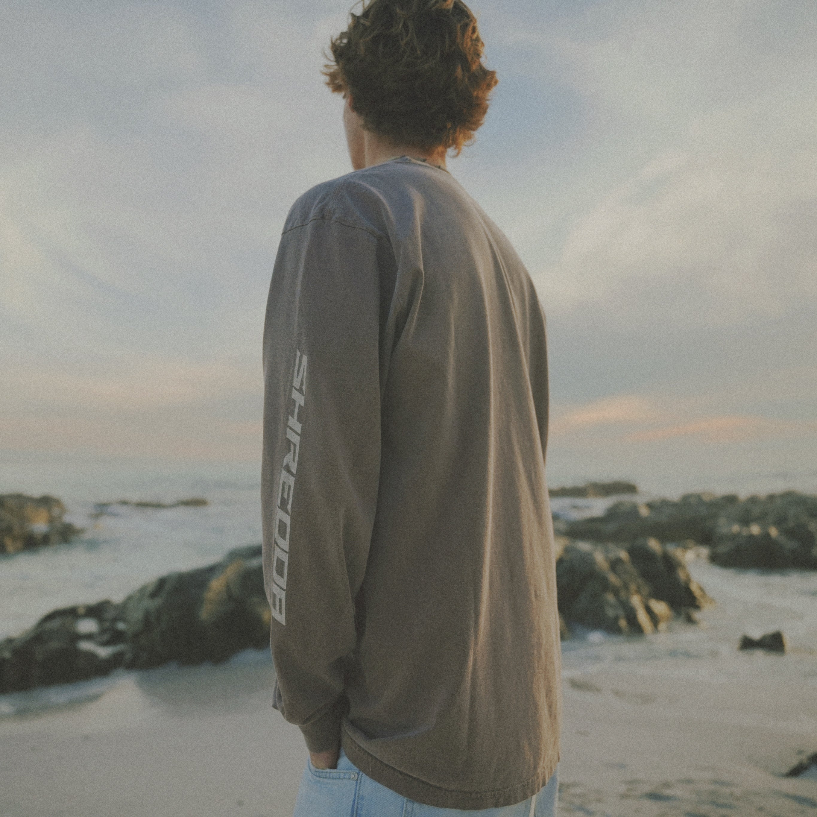 90s LONG SLEEVE - Faded Brown