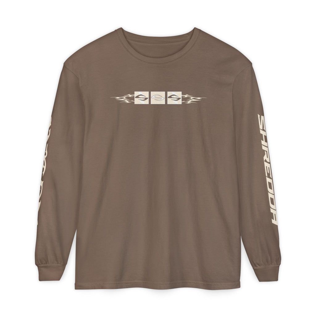 90s LONG SLEEVE - Faded Brown
