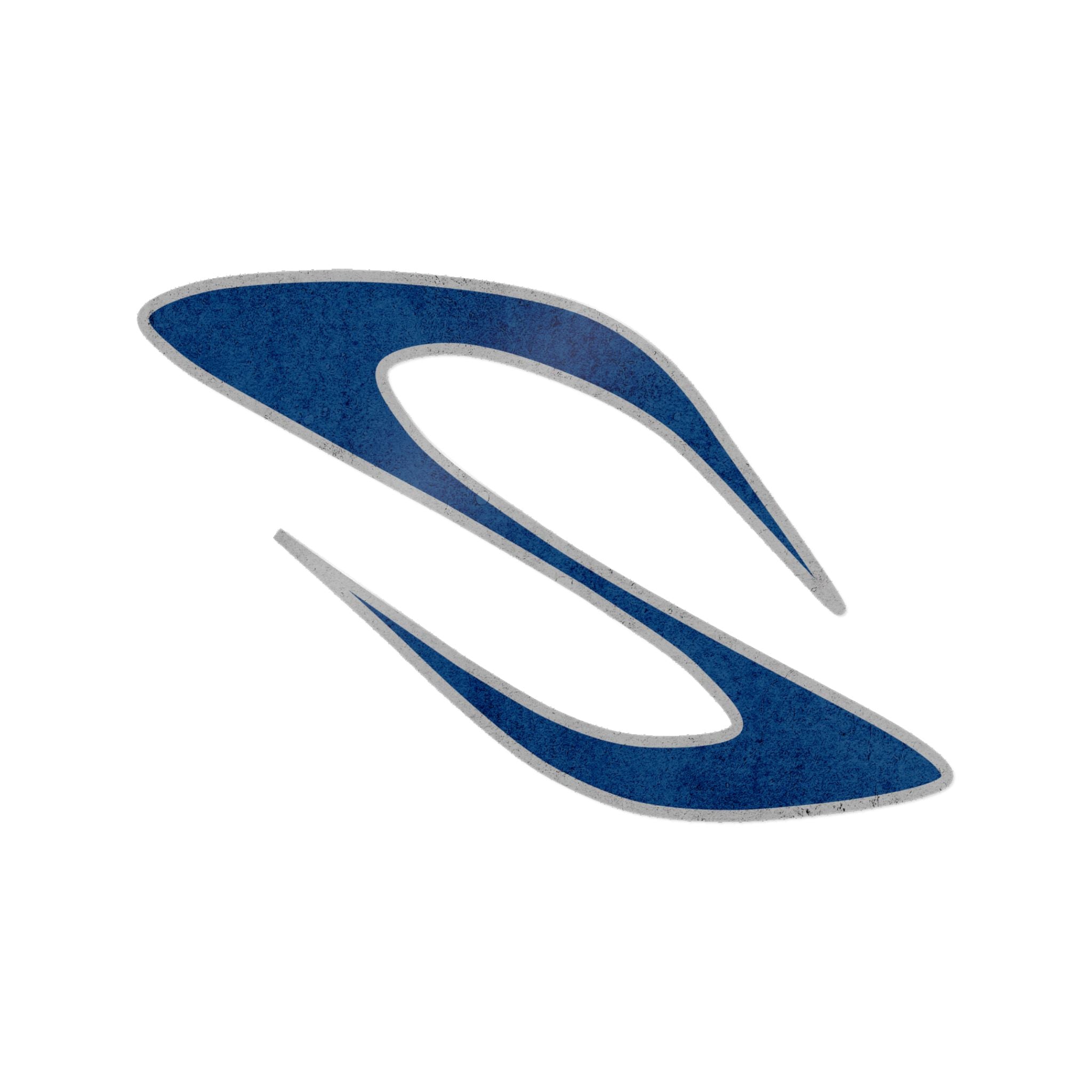 SHREDDA SURFBOARD STICKER BLUE