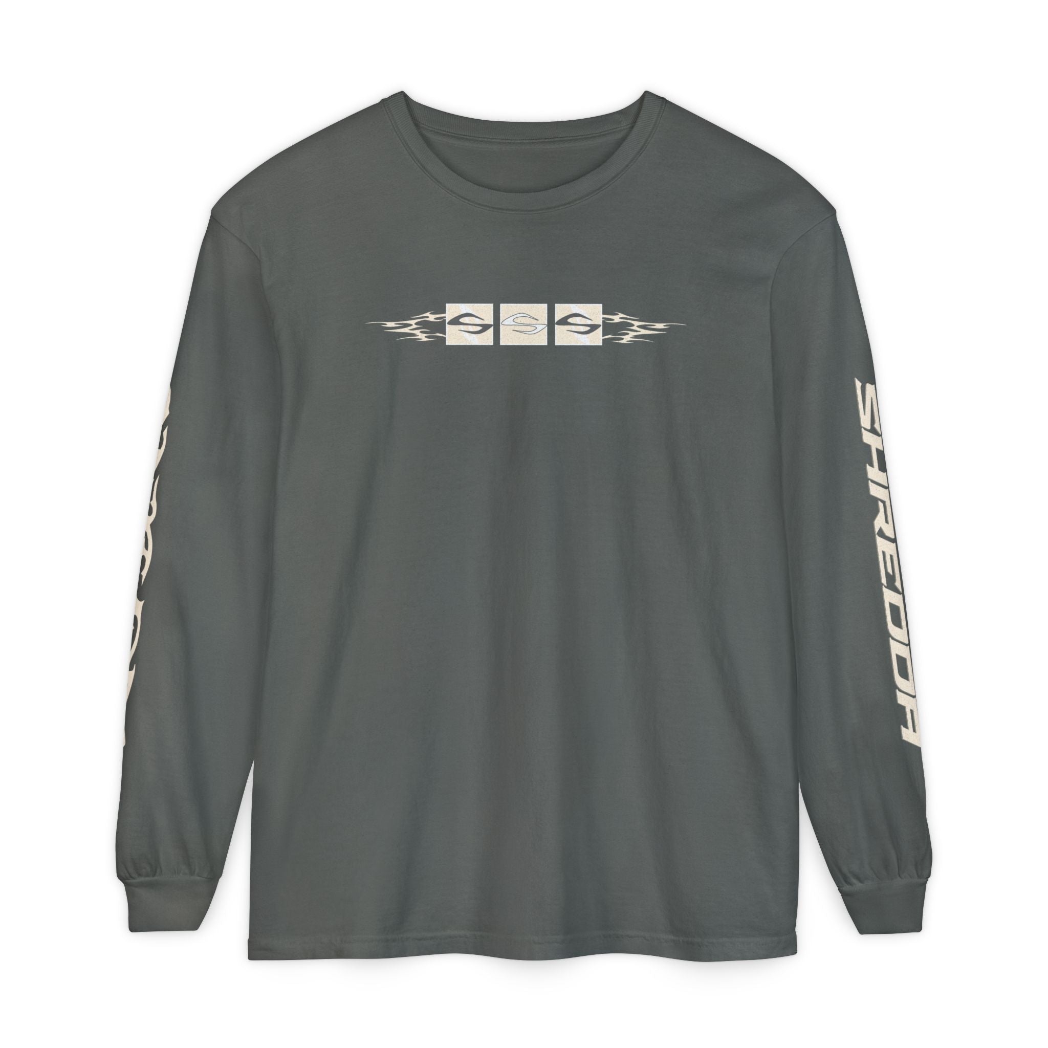 90s LONG SLEEVE - FADED BLACK