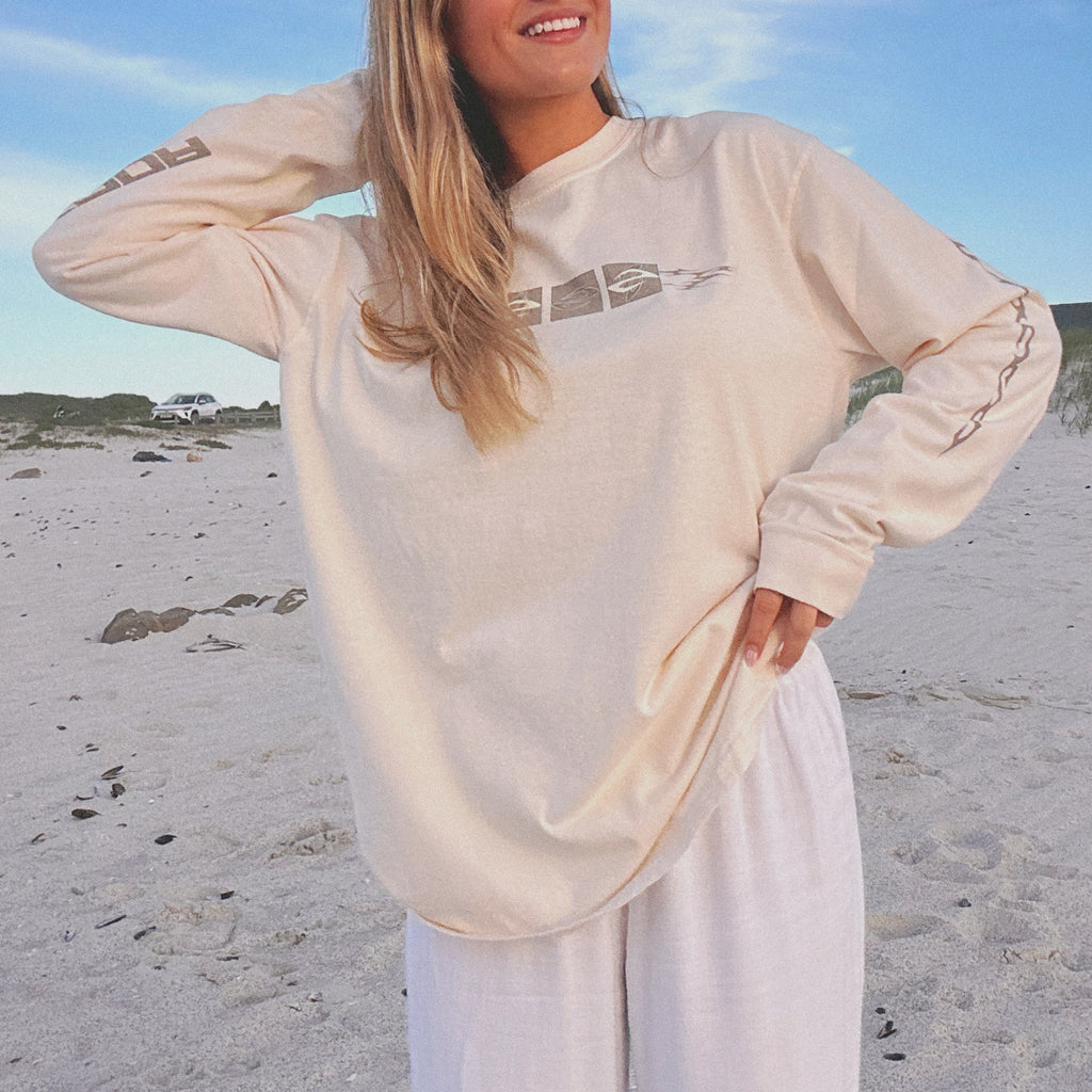90s LONG SLEEVE - Cream