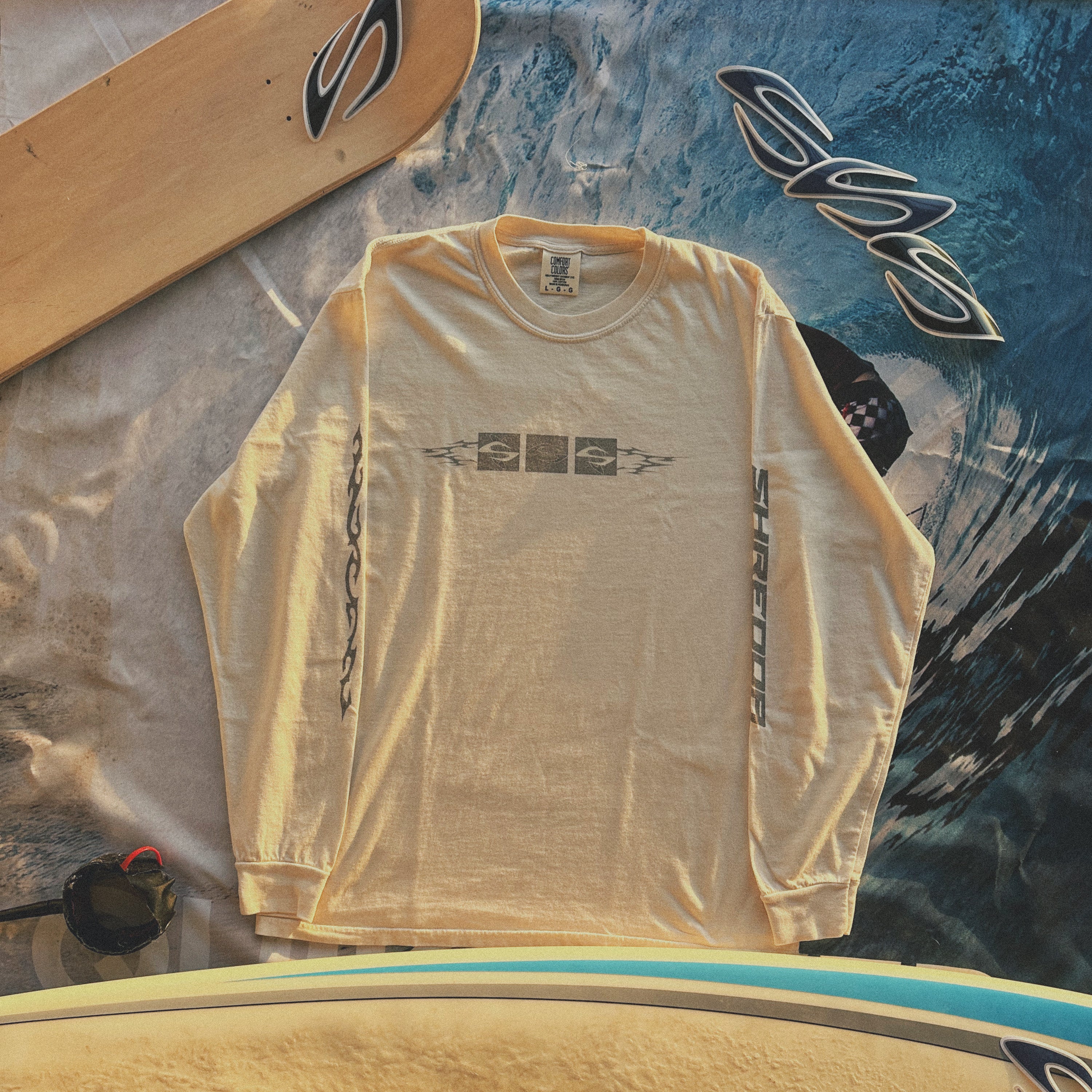 90s LONG SLEEVE - Cream